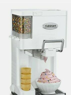 Cuisinart White Soft-Serve & Topping Dispenser